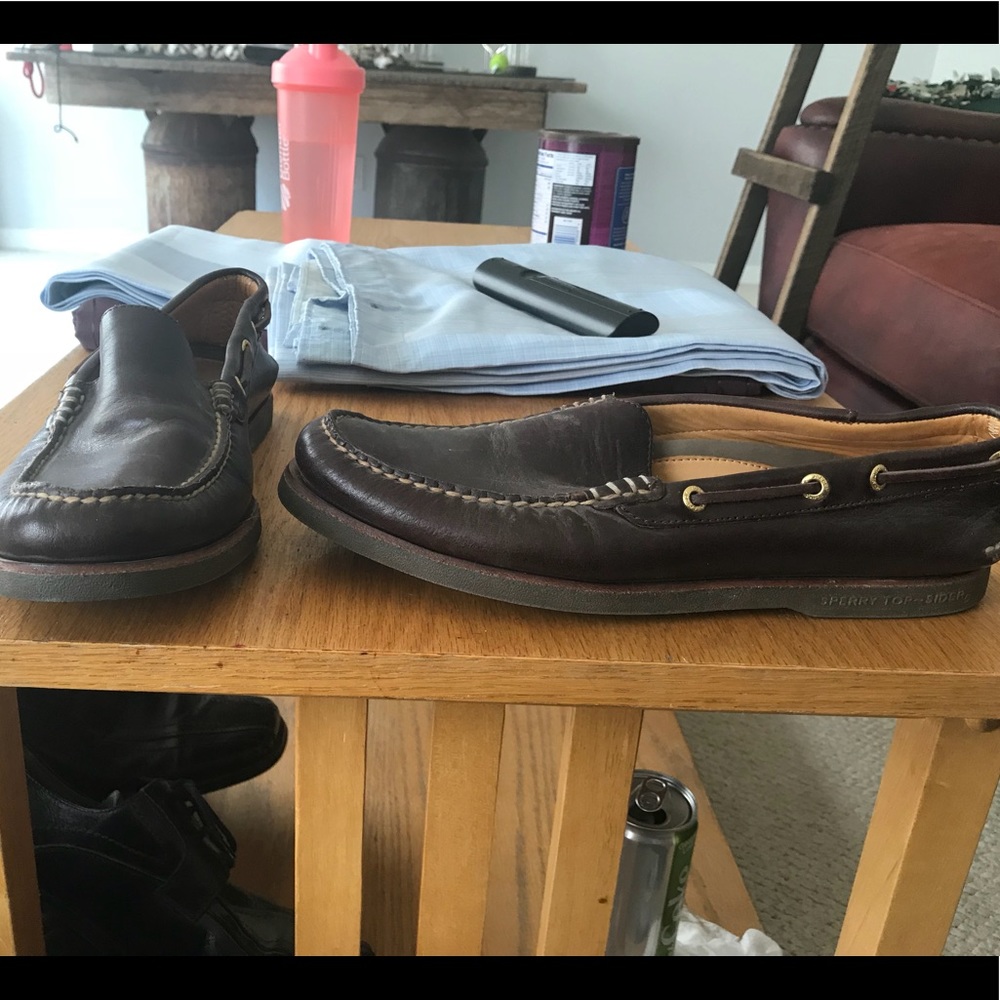 10.5 men’s sperry top sider Brown